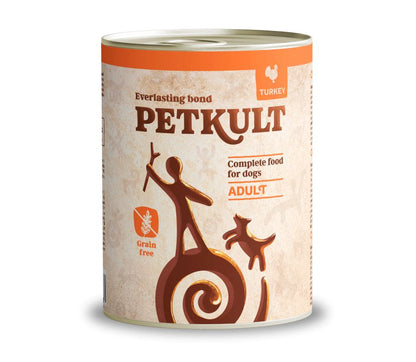PETKULT Konzerva za pse, s puretinom, bez žitarica