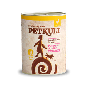 PETKULT Konzerva za pse JUNIOR, s piletinom, bez žitarica, 800g