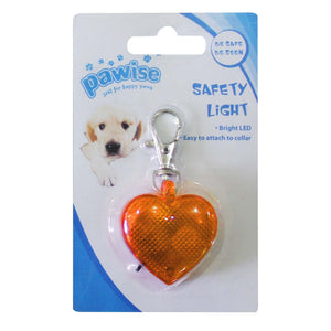 PAWISE Privjesak sigurnosna lampica Srce, 4x3,5cm