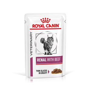 RC VHN Cat Renal s govedinom, za potporu rada bubrega, vrećice 85g