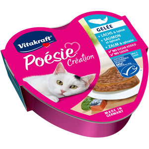 VITAKRAFT Poesie Creation losos sa špinatom u želeu 85g