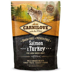 CARNILOVE Large breed, Losos i puretina, bez žitarica
