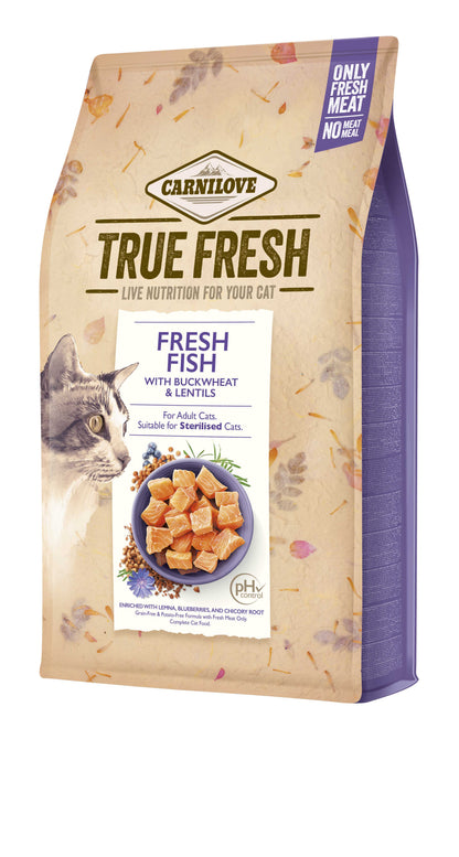 CARNILOVE True Fresh riba, bez žitarica i krumpira