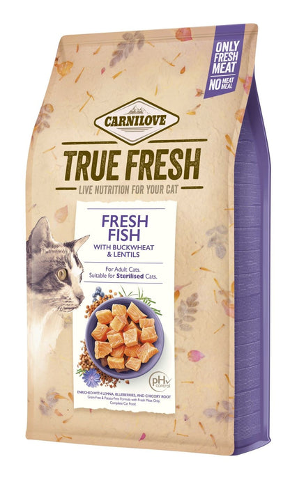 CARNILOVE True Fresh riba, bez žitarica i krumpira