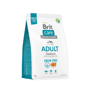 BRIT CARE Grain-free Skin&Coat, losos i krumpir, bez žitarica
