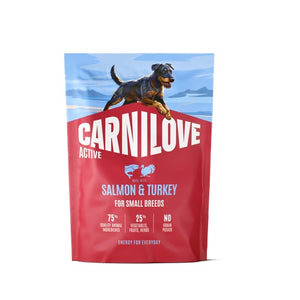CARNILOVE Active, Losos i puretina, za male pasmine