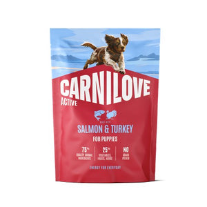 CARNILOVE Active, PUPPY, losos i puretina