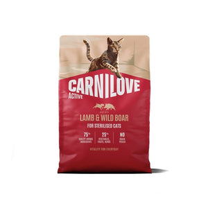 CARNILOVE Active, janjetina i vepar, za sterilizirane mačke