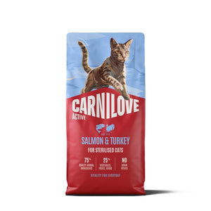 CARNILOVE Active Losos i puretina, za sterilizirane mačke
