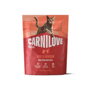 CARNILOVE Active Govedina i srnetina, za sterilizirane mačke