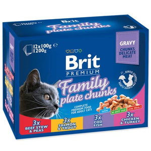 BRIT PREMIUM Family obrok, 1200g (12x100g)