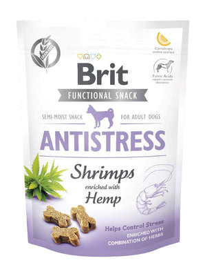 BRIT Functional Snack Antistres, račići, obogaćeno konopljom, 150 g