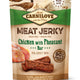 CARNILOVE Meat Jerky, piletina s fazanom, mesni fileti bez žitarica, 100g