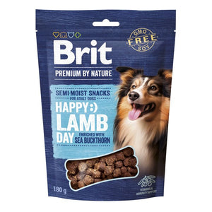 BRIT PREMIUM by Nature Happy Snack, s janjetinom i pasjim trnom, 180g