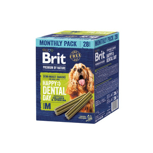 BRIT PREMIUM Monthly pack by Nature Dog Dental Snacks M, 28 kom