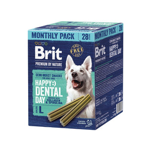 BRIT PREMIUM Monthly pack by Nature Dog Dental Snacks L, 28 kom