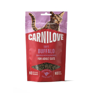 Carnilove Soft Snack poslastica, bivol s borovnicom, 50 g