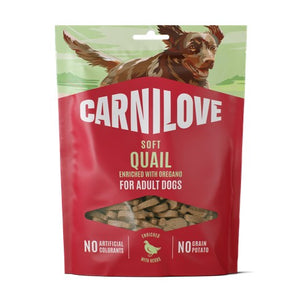 CARNILOVE Mekana poslastica za pse, prepelica s origanom, 200 g