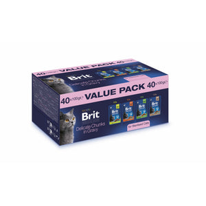 Brit Premium by Nature Cat Multipack za steril mačke 40x100g