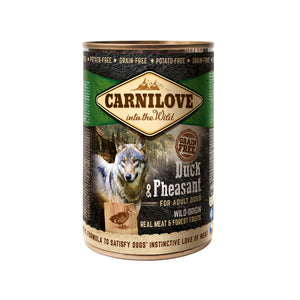 CARNILOVE Pačetina i fazan, komadi pravog mesa u pašteti, 400g