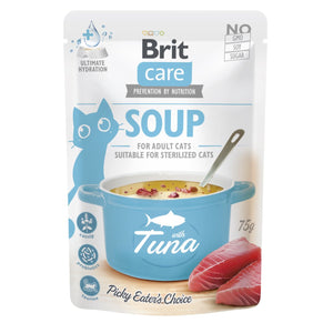 BRIT CARE Soup, juha za mačke, s tunjevinom i catnipom, bez žitarica, 75g