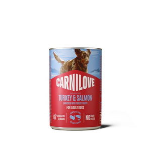 CARNILOVE Mesna pašteta od lososa i puretine, 400g