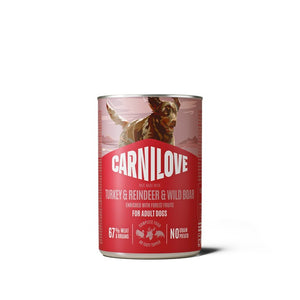 CARNILOVE Mesna pašteta od puretine, soba i veprovine, 400g