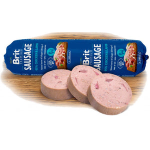 BRIT PREMIUM Kobasica s piletinom i janjetinom, 800g