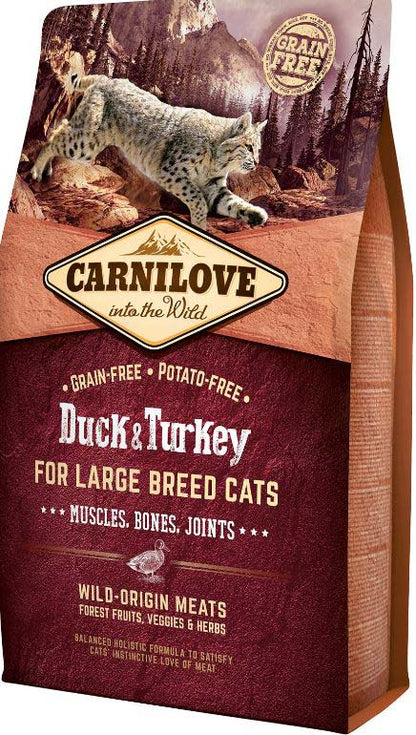 CARNILOVE Large Breed, Pačetina i puretina, bez žitarica