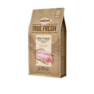 CARNILOVE TF Turkey, svježe meso puretine sa crvenom lećom, bez žitarica, 4kg