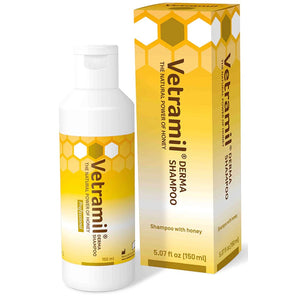VETRAMIL Derma Šampon, s medom, za pse osjetljive kože, 150 ml