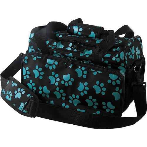 WAHL Torba Paw Print, tirkizna, 35x22x22 cm