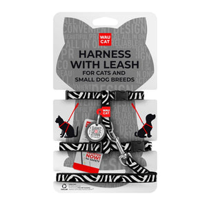 WAUCAT Orma i Vodilica Zebra, Smart QR, XS, 10mm/25-40cm/20-30cm
