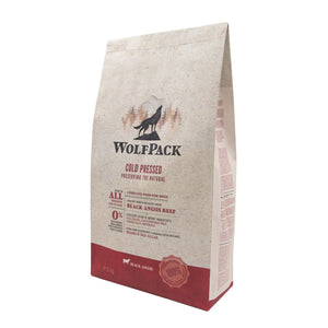 WOLFPACK Black Angus govedina, hladno prešana hrana za pse