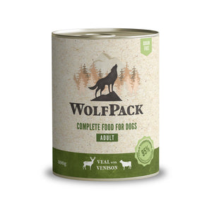 WOLFPACK Teletina i srnetina, bez žitarica