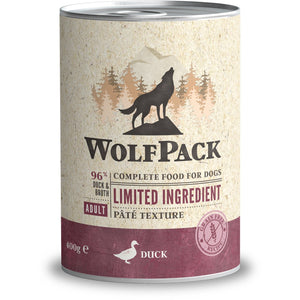 WOLFPACK, Limited Ingredient, pačetina, pašteta, bez žitarica