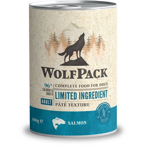 WOLFPACK, Limited Ingredient, losos, pašteta, bez žitarica