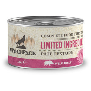 WOLFPACK, Limited Ingredient, veprovina, pašteta, bez žitarica