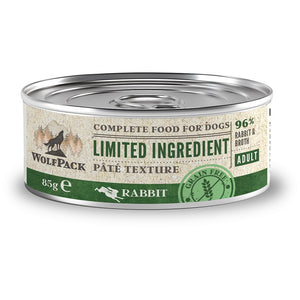 WOLFPACK, Limited Ingredient, kunićevina, pašteta, bez žitarica