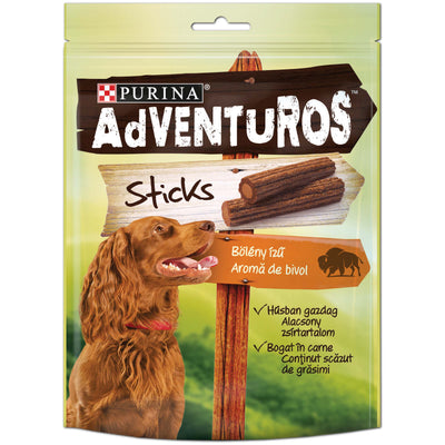ADVENTUROS Sticks, slasni stapici s okusom bizona, 120 g