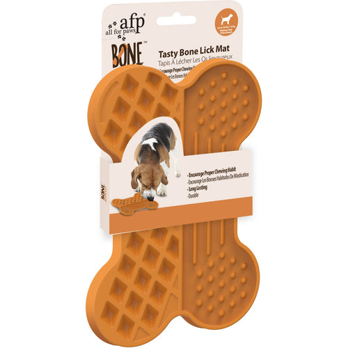 ALL FOR PAWS Bone Appetit Lick Mat Tasty Bone L, 28x19x1,5cm