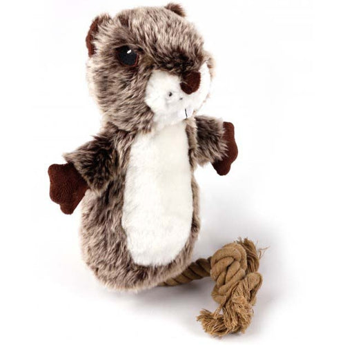 ALL FOR PAWS Classic Justin Beaver s konopcem, 39x19x11cm