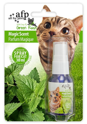 ALL FOR PAWS Green Rush Magic Scent Miris u spreju, s catnipom, 30ml