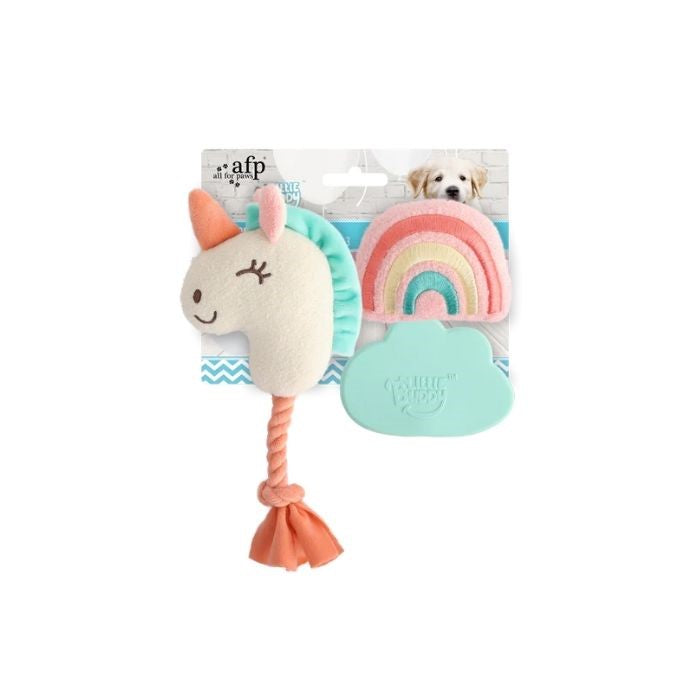 ALL FOR PAWS Little Buddy Igracka za pse Wonderland, plis i lateks, 3kom