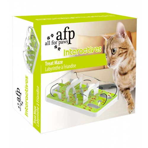 ALL FOR PAWS OUTLET Interactives Puzzle Cat Feeder Zdjelica za sporije hranjen