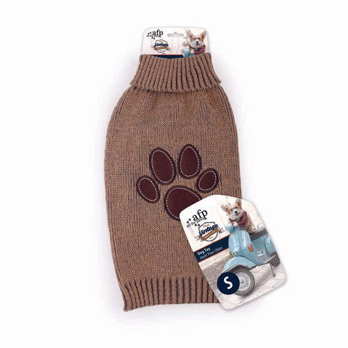 ALL FOR PAWS Pulover High Four, smeđa