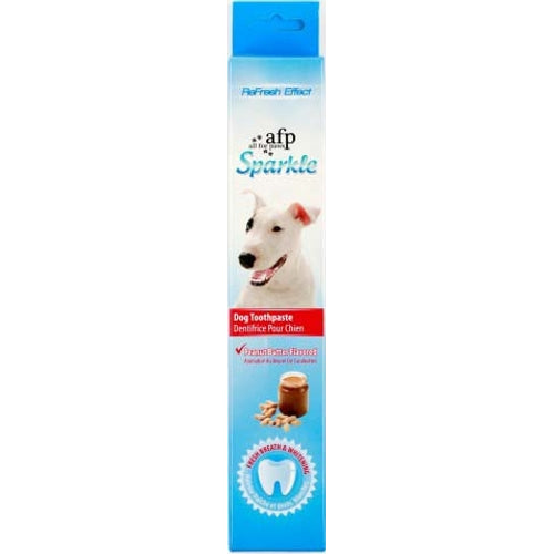 ALL FOR PAWS Sparkle Zubna pasta za pse, okus kikiriki maslaca, 60g