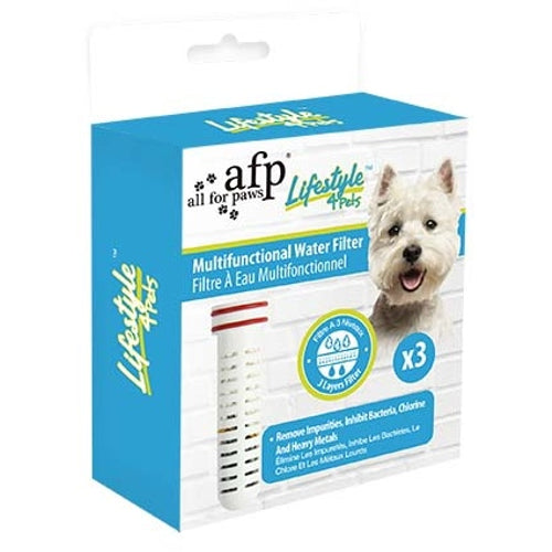 ALL FOR PAWS Zamjenski filter za Purefect Pet fontanu, omeksavanje vode, 3kom