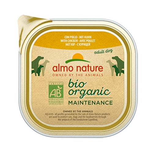ALMO NATURE Bio Organic Maintenance, s piletinom, pasteta za pse, 300g
