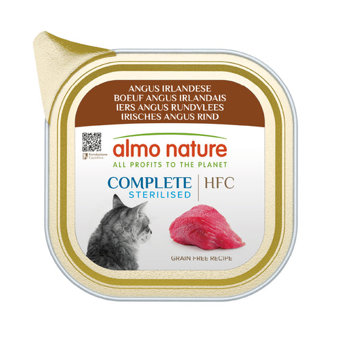 ALMO NATURE HFC Complete Sterilized, pasteta s Angus govedinom 85g